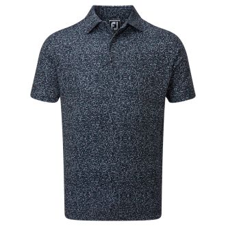 FootJoy Granite Print Lisle Golf Polo Shirt 88415 Navy