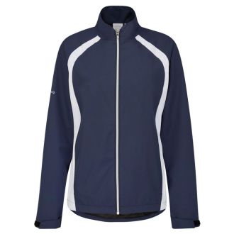 Ping Freda Sensordry Ladies Waterproof Golf Jacket Oxford Blue/White