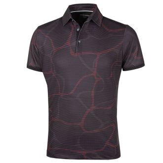 Galvin Green Markos VENTIL8™ PLUS Golf Polo Shirt Black/Red