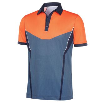 Galvin Green Mateus Ventil8 Plus Golf Polo Shirt G1366-53 Orange/Navy/White