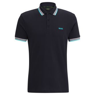 Hugo Boss Paddy Golf Polo Shirt Dark Blue