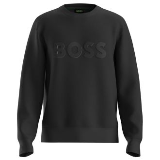 Hugo Boss Salbo Crew Neck Golf Sweatshirt 50506119-001 Black