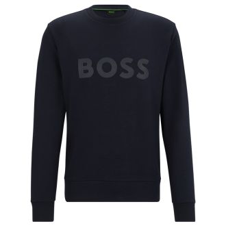 Hugo Boss Salbo Crew Neck Golf Sweatshirt Dark Blue