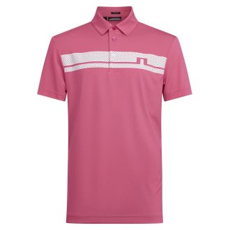 J.Lindeberg Clark Golf Polo Shirt GMJT05553-s166 Hot Pink
