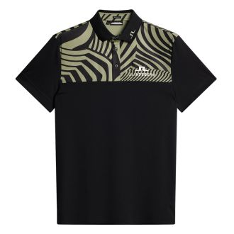 J.Lindeberg Jeff Tour Golf Polo Shirt GMJT12529-9999 Black