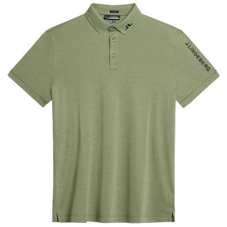 J.Lindeberg Tour Tech Golf Polo Shirt Oil Green Melange GMJT09157-M510