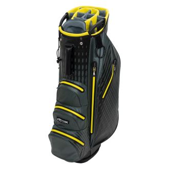 Lynx Attitude Waterproof Golf Cart Bag Black/Charcoal/Yellow