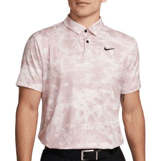 Nike Dri-FIT Tour Micro Solar Golf Polo Shirt LIGHT SOFT PINK/BLACK DX6090-640