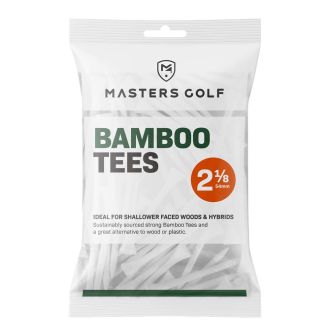 Masters Golf 54mm Bamboo Golf Tees - 25 Pack