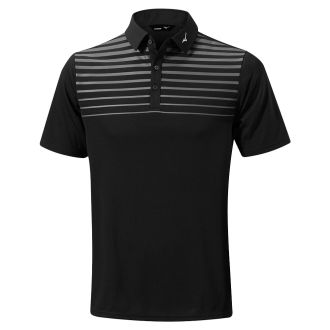 Mizuno-Breath-Thermo-Pattern-Golf-Polo-Shirt-Black-52GA0502-09