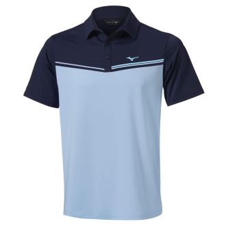 Mizuno Elite Bloc Golf Polo Shirt 52GAA006-26 Dream Blue