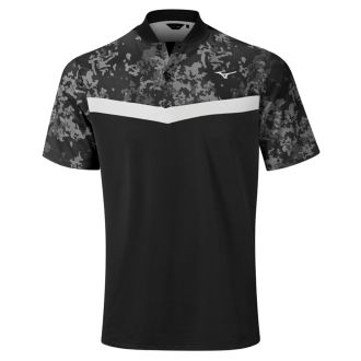 Mizuno-Floral-GC-Golf-Polo-Shirt-Black