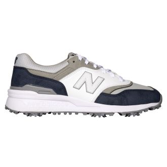New Balance 997 Spiked Golf Shoes MG997 White/Navy