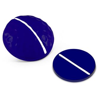 On Point Dimpled Navy Golf Ball Marker OPGBM03