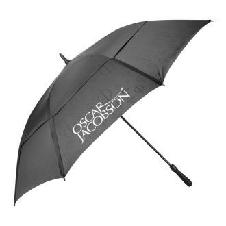 Oscar Jacobson 64" Dual Canopy Golf Umbrella OJUMB001 Black