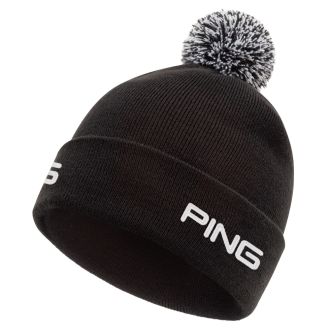 Ping 2022 Cresting Knit Golf Beanie Hat Black P03469
