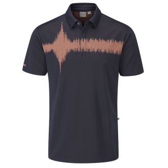 Ping Frequency Golf Polo Shirt Navy