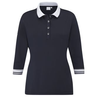 Ping Bridget 3/4 Sleeve Ladies Golf Polo Shirt Navy/White P93672-N114