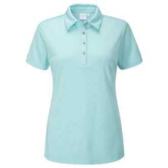 Ping Ladies Faye Golf Polo Shirt P93562-667 Blue Light