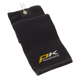PowaKaddy Tri-Fold Bag Towel 02102-01-01 Black