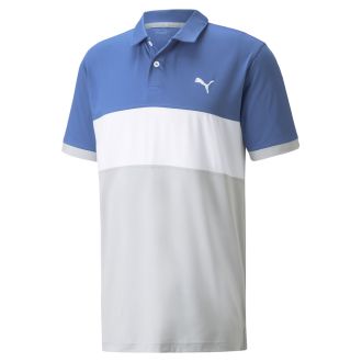 Puma Cloudspun Highway Golf Polo Shirt 532972-05 Bright Cobalt/High Rise