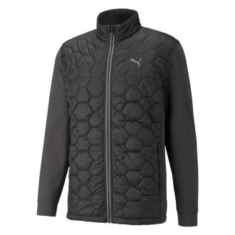 Puma Cloudspun Warm Up Golf Jacket Black