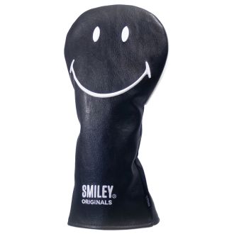 Smiley Original Classic Golf Driver Headcover Black