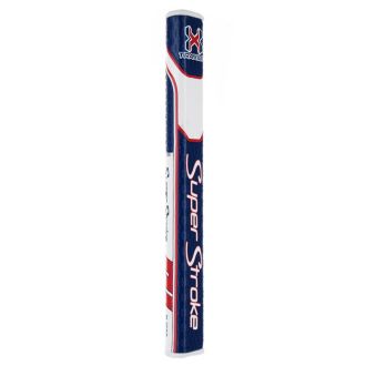 SuperStroke Traxion Flatso 2.0 Golf Putter Grip Red/White/Blue