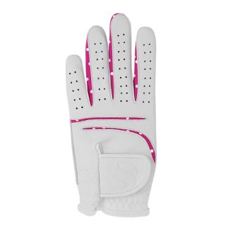 SurprizeShop Elegance Ladies All Weather Golf Glove EG008002 Pink Polka