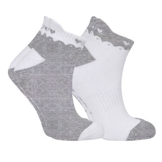 SurprizeShop Ladies 2 Pair Pack Golf Socks SK007001 Grey