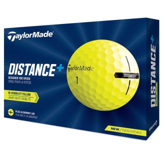 TaylorMade Distance+ Yellow Golf Balls N7609301