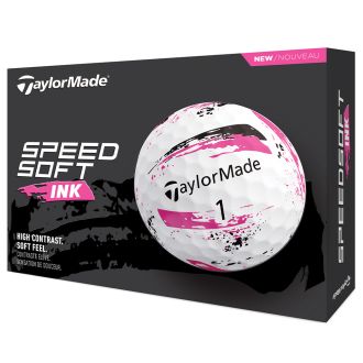 TaylorMade Speed Soft 2024 Ink Pink Golf Balls