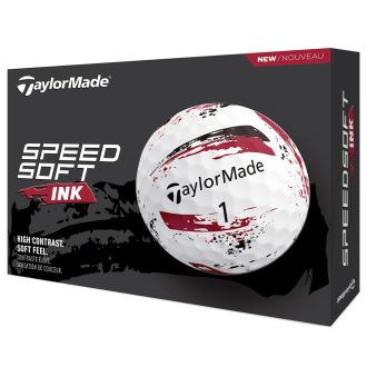 TaylorMade Speed Soft 2024 Ink Red Golf Balls