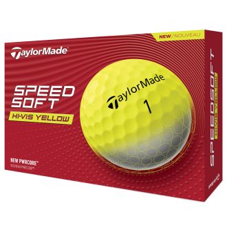TaylorMade Speed Soft 2024 Yellow Golf Balls