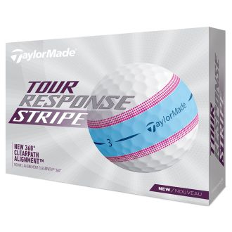 TaylorMade Tour Response Stripe Golf Balls - Multi Pack