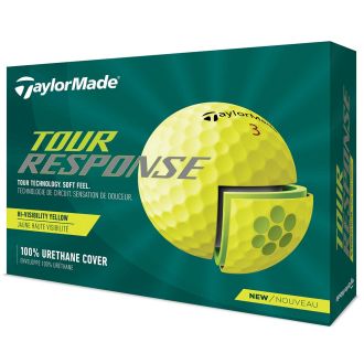 TaylorMade Tour Response Yellow Golf Balls 2022