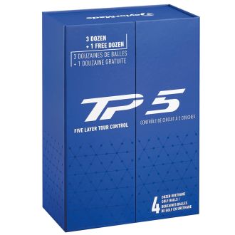 TaylorMade TP5 2024 Golf Balls 4 For 3 Athlete Pack