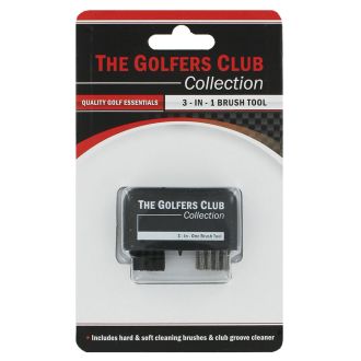 The Golfers Club 3 In 1 Brush Tool BR09