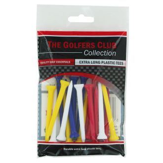 The Golfers Club Extra Long Plastic Golf Tees - 20 Pack