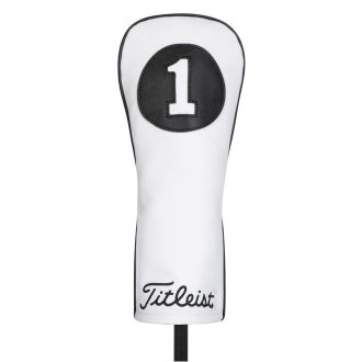 Titleist Leather Golf Driver Headcover TA20LHCWB-10D White/Black