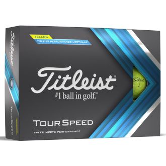 Titleist Tour Speed 2022 Yellow Golf Balls