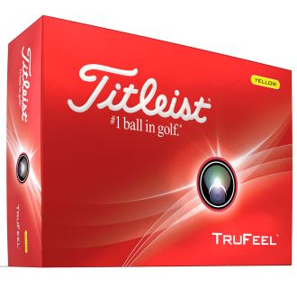 Titleist TruFeel 2024 Yellow Golf Balls