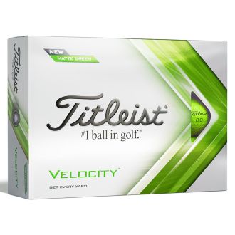 Titleist Velocity 2022 Matte Green Golf Balls