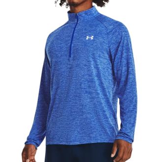 Under Armour Tech 2.0 1/2 Zip Golf Pullover 1328495-404 Team Royal/Water/White