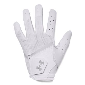 Under Armour Ladies Iso-Chill Golf Glove 1370257-100 White/Halo Grey