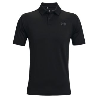 Under Armour T2G Golf Polo Shirt 1368122-001 Black/Pitch Grey