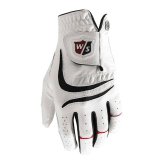 Wilson Staff Grip Plus Golf Glove White/Black