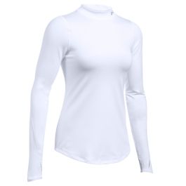 Under Armour Ladies ColdGear® Armour Fitted Mock Neck Golf Baselayer