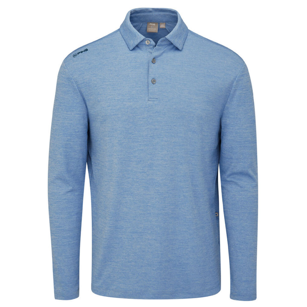 Ping Emmett Long Sleeve Sensorcool Golf Polo Shirt