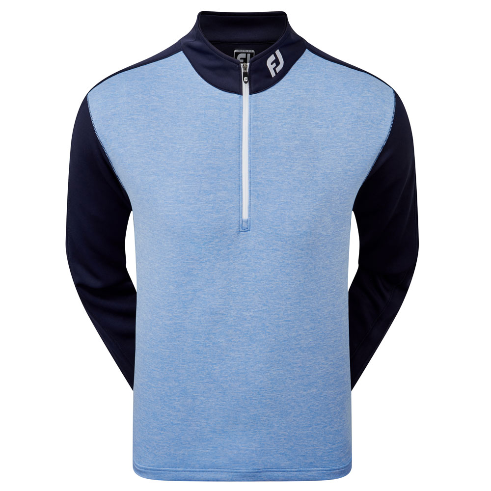 FootJoy Heather Colour Block Chill-Out Golf Pullover